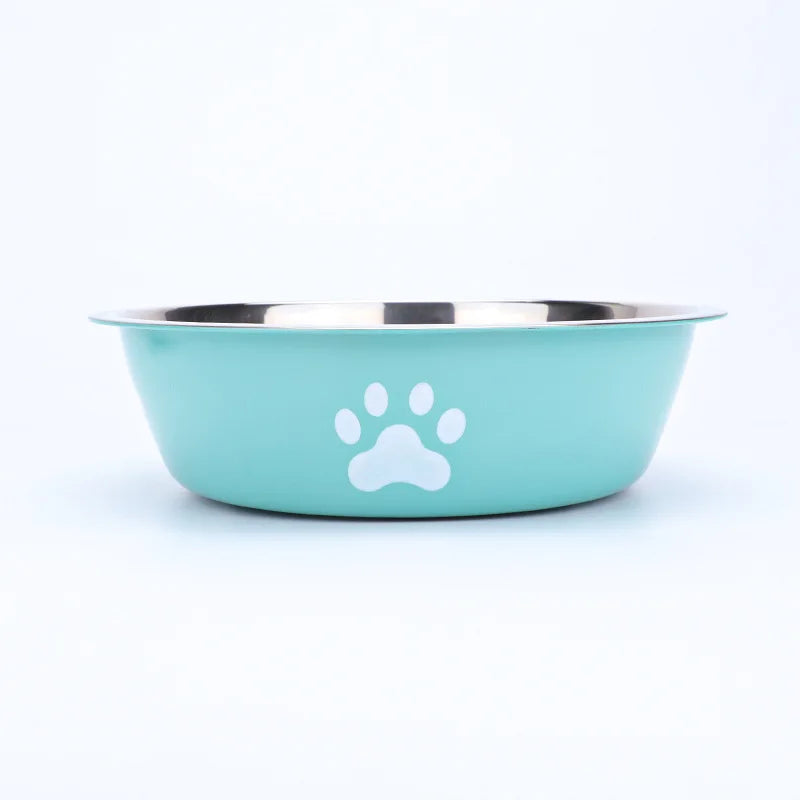 Dog Bowls Stainless Steel Dogs Feeding Bowls With Non-Slip Silicone Sole Dog Food Water Bowl Pet Bowl Dog Dishes For Dog Cat Pet