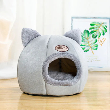 Cozy Cave Indoor Pet Bed Winter Warm Hideaway for Cats & Small Dogs