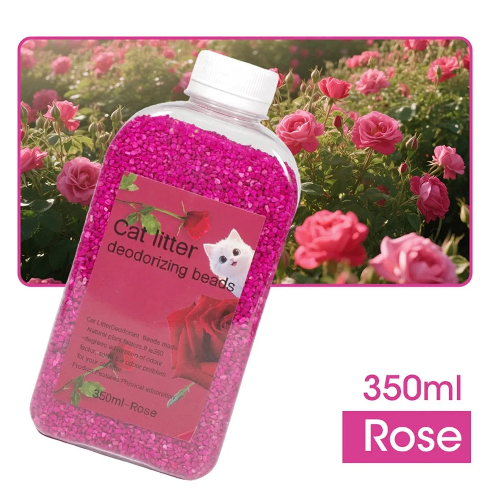 Cat Litter Deodorizer Beads - Eliminate Bad Smell, Safe for Cats & Kittens - Sprinkle & Go! | Non-Toxic