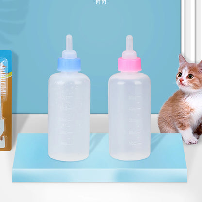 60ml Pet Bottle Set Pet Silicone Milk Bottle Dog and Cat Feeding Water dispenser Pet Supplies