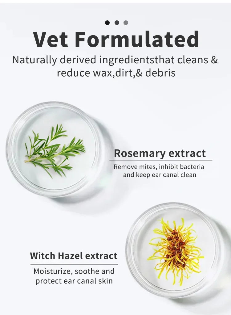 Ear cleaning pet supplies, pet ear cleaning wipes, ear care finger cots, ear mite removal for cats and dogs