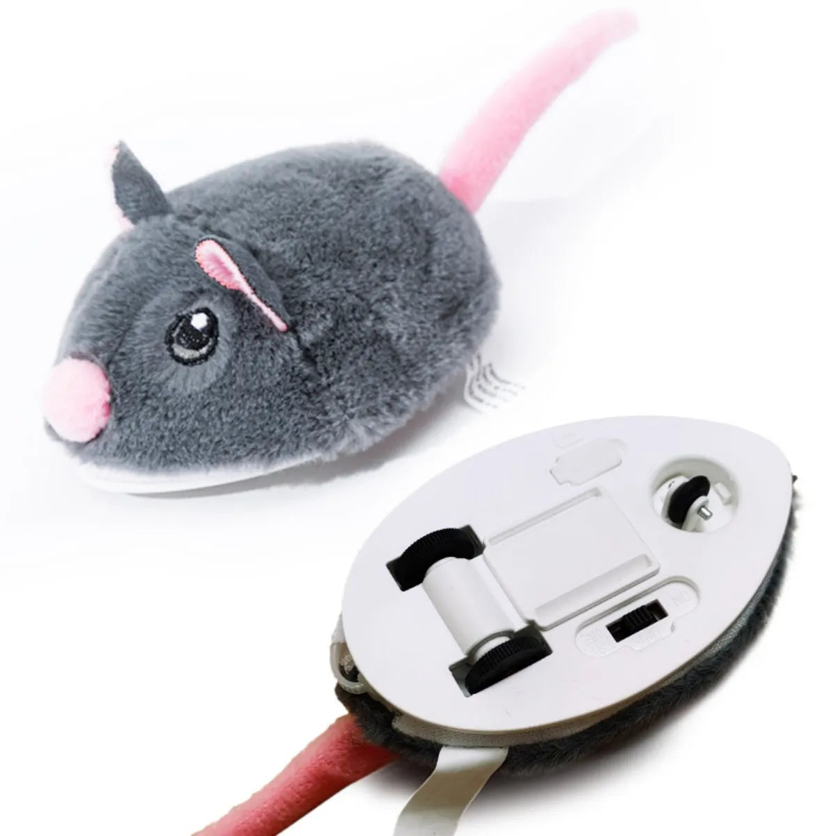 Electric Interactive Mouse Cat Toys Funny Plush Toy Smart Pet Interactive Movement Toys Fast Moving Pet Cat Accessories