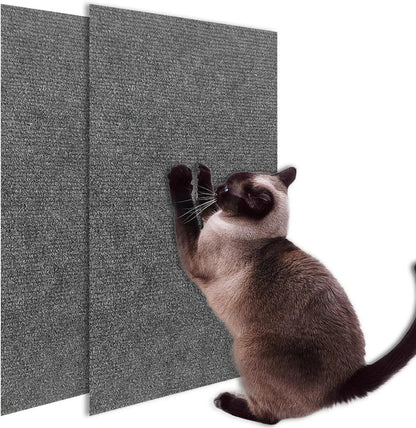 Self-Adhesive Trimmable Cat Scratching Mat Furniture & Wall Protector