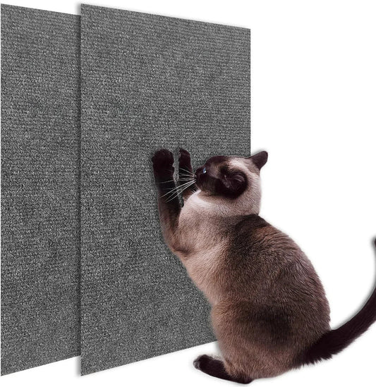 Self-Adhesive Trimmable Cat Scratching Mat Furniture & Wall Protector