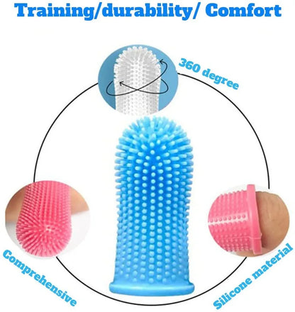 Silicone Tooth Brush (Pet-Friendly Finger Toothbrush)