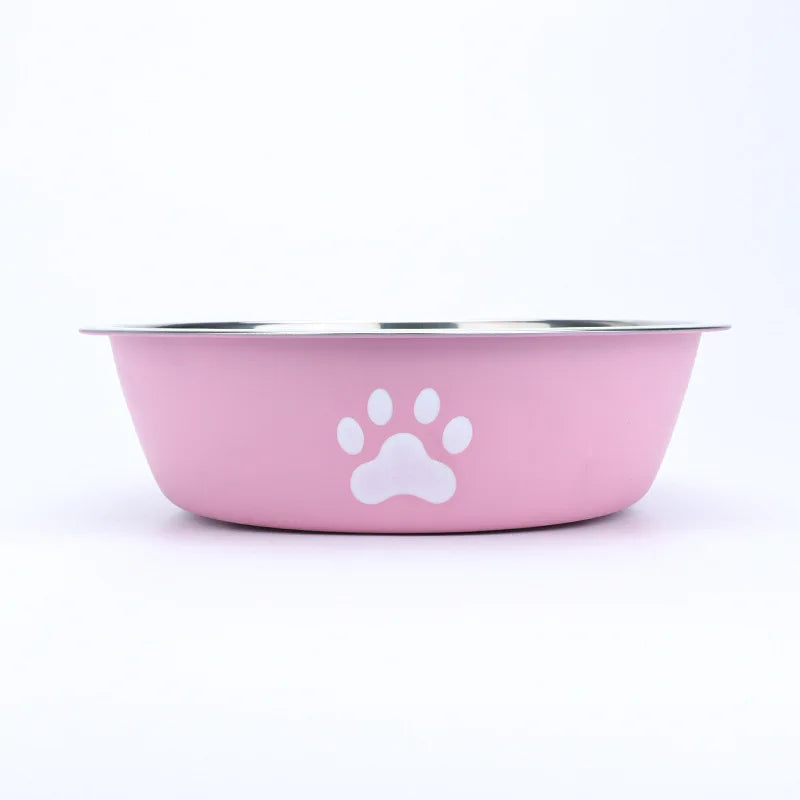 Dog Bowls Stainless Steel Dogs Feeding Bowls With Non-Slip Silicone Sole Dog Food Water Bowl Pet Bowl Dog Dishes For Dog Cat Pet