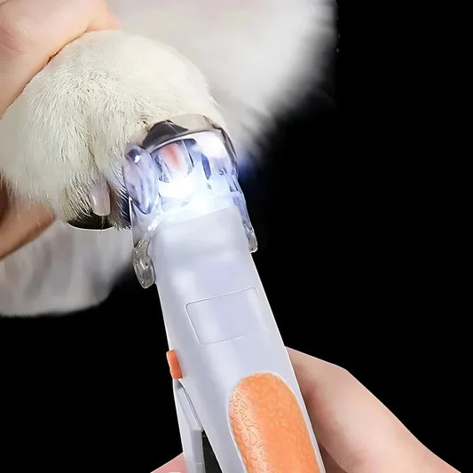 LED Pet Nail Clipper with Light & Magnifier